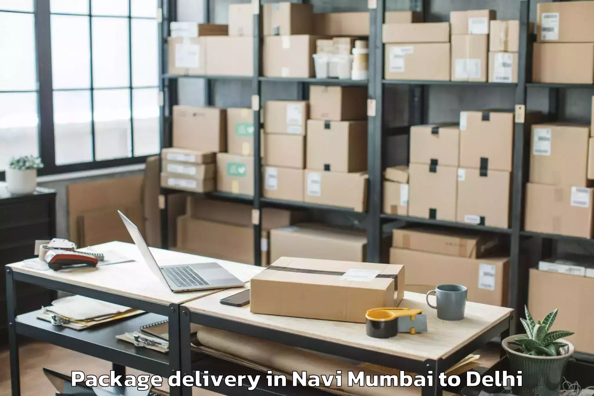 Book Your Navi Mumbai to Patel Nagar Package Delivery Today